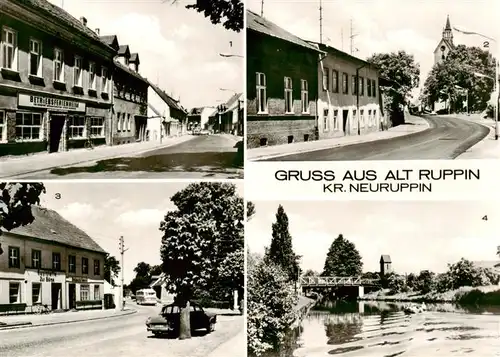 AK / Ansichtskarte 73922199 Alt_Ruppin_Brandenburg Friedrich Engels Strasse Breite Strasse Am Rhin