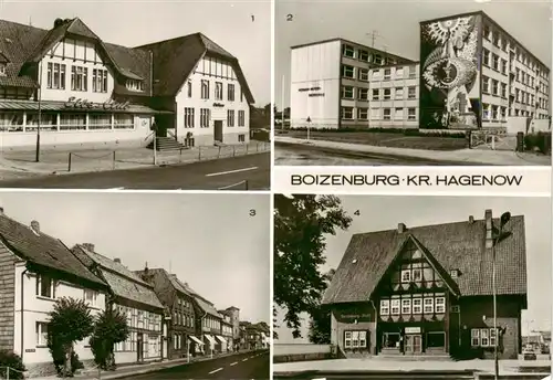 AK / Ansichtskarte 73922225 Boizenburg_Elbe Klubhaus des VEB Elbe Werften Hermann Matern Oberschule Clara Zetkin Strasse