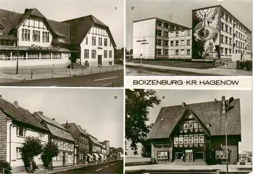 AK / Ansichtskarte  Boizenburg_Elbe Klubhaus des VEB Elbe Werften Hermann Matern Oberschule Clara Zetkin Strasse