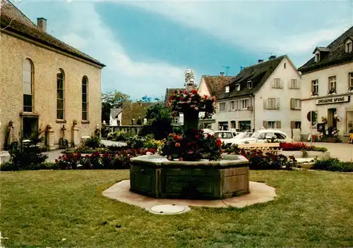 AK / Ansichtskarte  Bad_Krozingen Brunnen am Rathaus