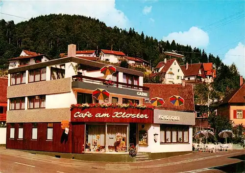 AK / Ansichtskarte  Alpirsbach Cafe am Klosten