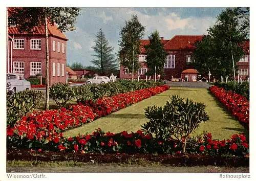 AK / Ansichtskarte  Wiesmoor Rathausplatz