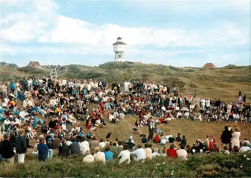 AK / Ansichtskarte 73922374 Langeoog_Nordseebad Duenensingen am Wasserturm