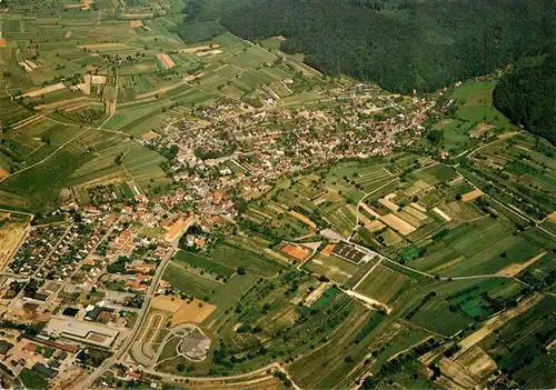 AK / Ansichtskarte  Oberweier_Friesenheim_Lahr Fliegeraufnahme