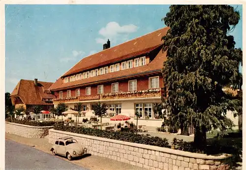 AK / Ansichtskarte 73922383 St_Maergen Hotel und Pension zum Hirschen