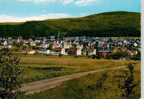 AK / Ansichtskarte  Biskirchen_Lahn_Leun_Hessen Ortsansicht