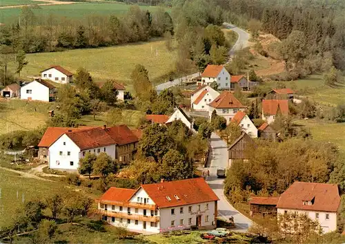 AK / Ansichtskarte 73922412 Burggrub_Bamberg Gasthof Pension Krause Fliegeraufnahme