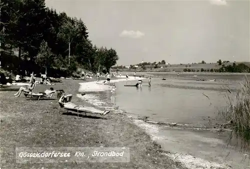 AK / Ansichtskarte  Goesselsdorfersee_Kaernten_AT Strandbad