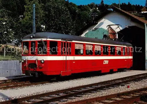 AK / Ansichtskarte  Eisenbahn_Railway_Chemin_de_Fer Chemins de fer des Montagnes Neuchateloises CMN Elektrischer Meterspurtriebwagen BDe 4/4 5 