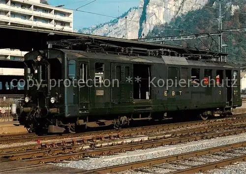 AK / Ansichtskarte 73922493 Eisenbahn_Railway_Chemin_de_Fer Emmental-Burgdorf-Thun-Bahn EBT Elektrischer Triebwagen BDe 2/4 231