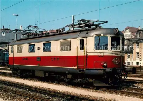 AK / Ansichtskarte  Eisenbahn_Railway_Chemin_de_Fer Schweizerische Bundesbahn SBB Elektrischer Lokomotive Re 4/4 I 10050