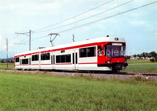 AK / Ansichtskarte  Eisenbahn_Railway_Chemin_de_Fer Regionalverkehr Bern Solohurn RBS Elektrischer Niederflur Triebwagen ABe 4/8 65