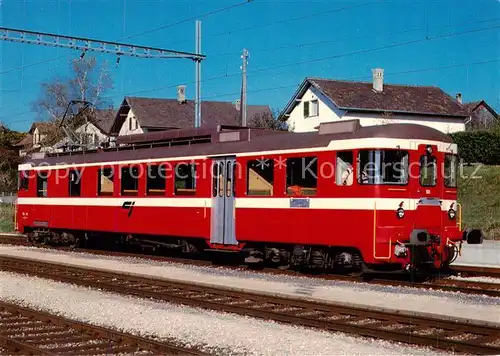 AK / Ansichtskarte  Eisenbahn_Railway_Chemin_de_Fer Chemins de du Jura CJ Elektrischer Triebwagen BDe 4/4 101