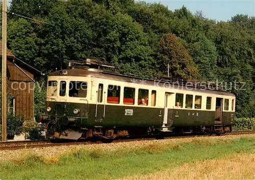 AK / Ansichtskarte 73922508 Eisenbahn_Railway_Chemin_de_Fer Emmental Burgdorf Thun Bahn Vereinigte Huttwil Bahn Elektrischer Triebwagen BDe 4/4 245
