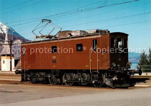 AK / Ansichtskarte  Eisenbahn_Railway_Chemin_de_Fer Berner Alpenbahn Bern Loetschberg Simplon BLS Nebenbahn-Lokomotive Ce 4/4 308