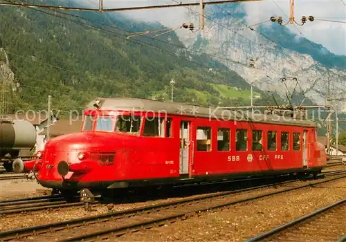 AK / Ansichtskarte 73922517 Eisenbahn_Railway_Chemin_de_Fer Elektro-Schnelltriebwagen Rae 2/4 Nr. 1002 