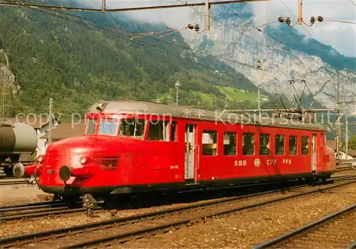 AK / Ansichtskarte  Eisenbahn_Railway_Chemin_de_Fer Elektro-Schnelltriebwagen Rae 2/4 Nr. 1002 