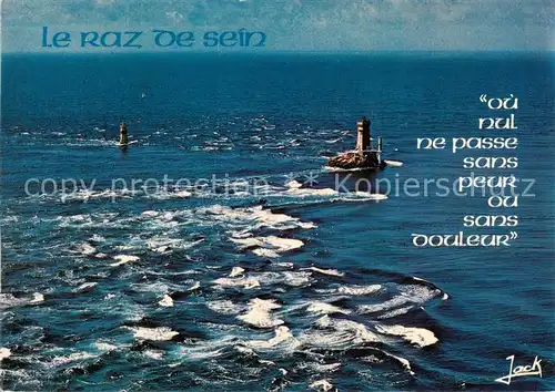 AK / Ansichtskarte  Leuchtturm_Lighthouse_Faro_Phare Le raz de sein Couleurs de Bretagne La Pointe Raz 29