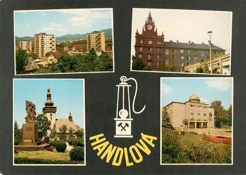 AK / Ansichtskarte  Handlova_Slovakia Teilansichten Denkmal Hotels