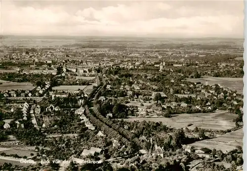 AK / Ansichtskarte 73922623 Goerlitz__Sachsen Blick von der Landeskrone