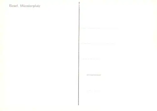 AK / Ansichtskarte  Basel_BS Muensterplatz