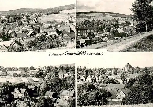 AK / Ansichtskarte 73922637 Schmiedefeld_Rennsteig Panorama Teilansichten