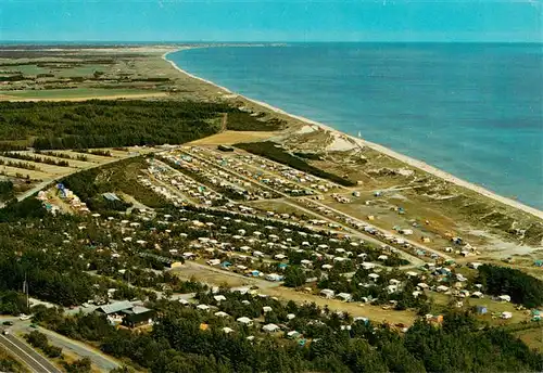 AK / Ansichtskarte  Aalbaek Bunken Camping Fliegeraufnahme