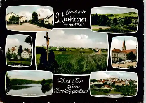 AK / Ansichtskarte 73922649 Neukirchen_Wald Panorama Englburg Dreiburgensee Tittling Fuerstenstein