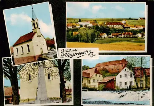 AK / Ansichtskarte  Burgtreswitz Kirche Panorama Schloss