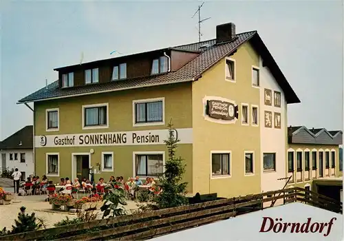 AK / Ansichtskarte 73922695 Doerndorf_Mittelfranken Gasthof Hotel Cafe Sonnenhang