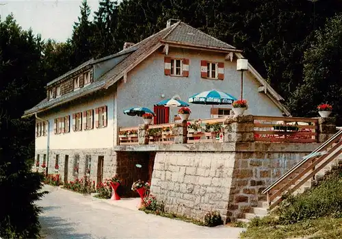 AK / Ansichtskarte  Waldthurn Schutzhaus Fahrenberg Terrasse