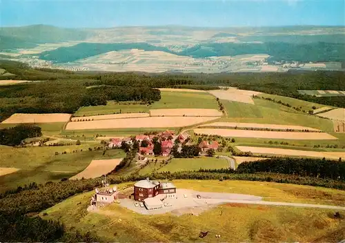 AK / Ansichtskarte  Rischenau_Luegde Berghotel und Gaststaette Koeterberg Fliegeraufnahme