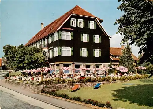 AK / Ansichtskarte  Dobel__Schwarzwald Gasthaus Funk Terrasse