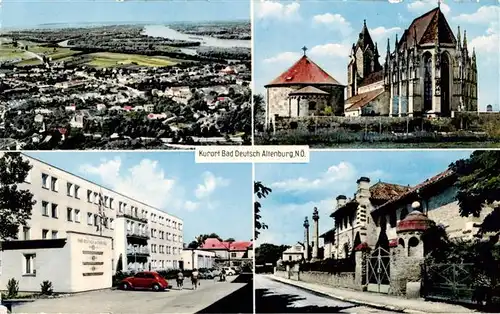 AK / Ansichtskarte  Bad_Deutsch-Altenburg Gesamtansicht 1000jaehrige romanisch-gotische Kirche Kurhaus Museum