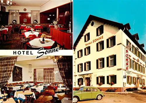 AK / Ansichtskarte  Ettlingen Hotel Sonne Restaurant