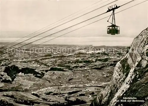 AK / Ansichtskarte  Seilbahn_Cable-Car_Telepherique Saentisbahn Bodensee 