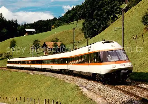 AK / Ansichtskarte 73922828 Eisenbahn_Railway_Chemin_de_Fer Deutsche Bundesbahn DB Elektrischer Triebwagen ET 403