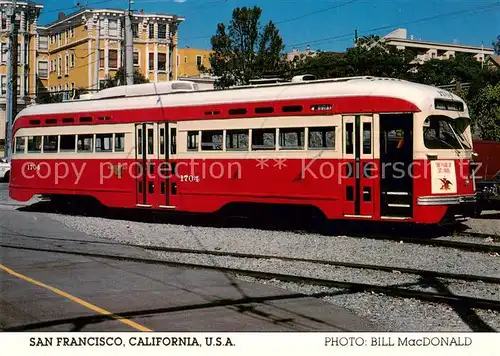 AK / Ansichtskarte  Strassenbahn_Tramway-- San Francisco California USA 