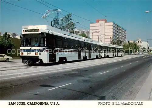 AK / Ansichtskarte  Strassenbahn_Tramway-- San Jose California U.S.A. BBC Electrics 