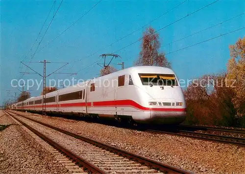 AK / Ansichtskarte 73922839 Eisenbahn_Railway_Chemin_de_Fer Elektro Schnelltriebwagenzug InterCityExpress 401 519+ 401 510 DB