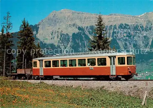 AK / Ansichtskarte  Bergbahn Lauterbrunnen-Muerren BLM Elektrischer Triebwagen Be 4/4 23