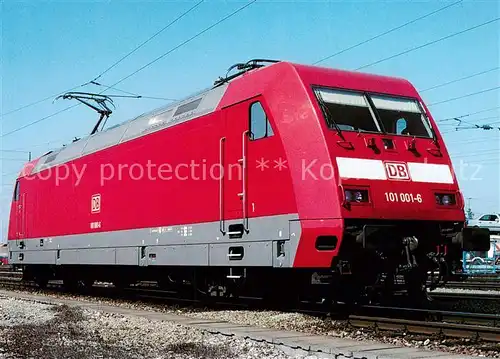 AK / Ansichtskarte  Eisenbahn_Railway_Chemin_de_Fer Deutsche Bahn AG DB AG Schnellfahrlokomotive 101 006 