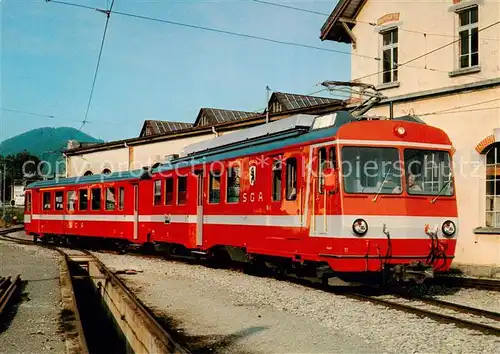 AK / Ansichtskarte  Eisenbahn_Railway_Chemin_de_Fer St.Gallen-Gais-Appenzell-Altstaetten-Bahn SGA Zahnradtriebwagen BDeh 4/4 11 