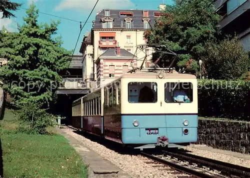 AK / Ansichtskarte  Eisenbahn_Railway_Chemin_de_Fer Lausanne Ouchy Bahn LO Metro 