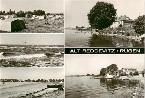 AK / Ansichtskarte  Alt-Reddevitz_Middelhagen_Ruegen Campingplatz Strand Hotels Duenung