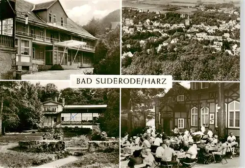 AK / Ansichtskarte  Bad_Suderode Kurhaus Ortsansicht Viktor Hoeth Heim Ausflugslokal Felsenkeller