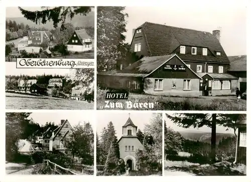 AK / Ansichtskarte  Oberbaerenburg_Baerenburg Hotel Zum Baeren Ortspartien Kirche