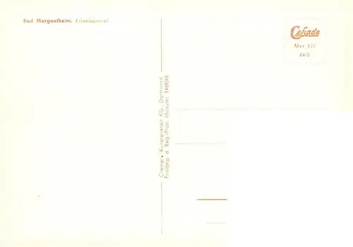 AK / Ansichtskarte  Bad_Mergentheim Erlenbachtal Fliegeraufnahme