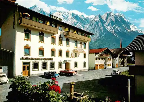 AK / Ansichtskarte 73922966 Garmisch-Partenkirchen Hotel Almenrausch Edelweiss