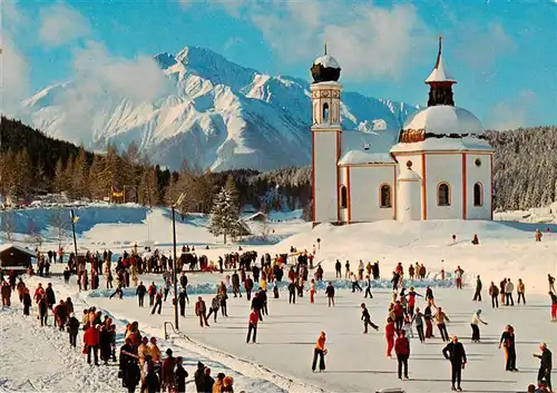 AK / Ansichtskarte  Seefeld_Tirol Eislaufplatz am Seekircherl mit Hocheder